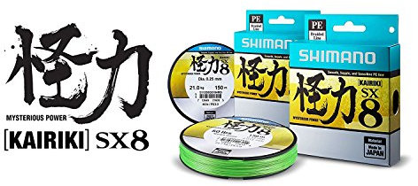 Shimano Kairiki PE 0,120 mm, 7,0 kg, 300 m
