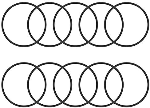 sourcing map 10 Stück O Ring 61,8mm x 68mm x 3,1mm Dichtung Metrische Nitrilkautschuk Dichtungsringe Dichtungen für Sahnespender Poolpumpe Schnellkupplung Umfülladapter