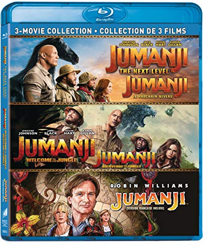 Jumanji (1995) / Jumanji: The Next Level / Jumanji: Welcome to the Jungle - Set [Blu-ray] (Bilingual) [Region Free]