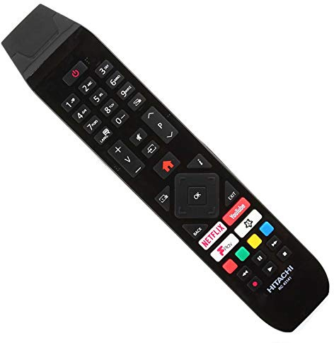 Universal Remote Control for Hitachi TV - Compatible with RC43141 and 30100945 Models - Simplified TV Control Solution