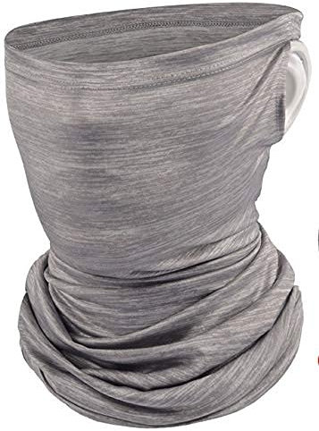 CarbonEnmy Unisex Multifunktionstuch Halstuch Schal Biker outdoor Radfahren Bandana (Grau)