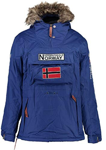 Geographical Norway - Parka De Hombre Boomerang AZUL MARINO XL
