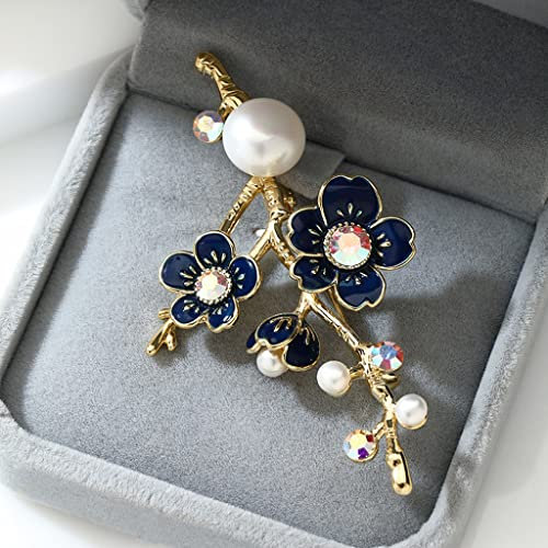 C SS CC Broschen Pflaumezweig Brosche Nette Mode-Accessoire for sie Anstecknadeln Für Damen