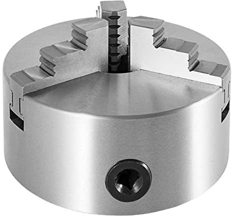 K11-100 Drehfutter 100mm 4inch selbstzentrierend 3 Kiefer mit Zwei Backensätzen und Montagebolzen for Holzdrehen CNC Drehbank
