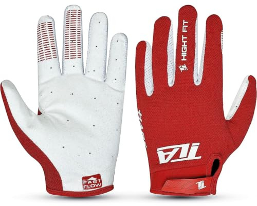 TLA HARK guantes de motocross, mtb enduro, trial, bmx, hombre, mujer y niño, Ropa de moto y bicicleta. Guantes moto y ciclismo, verano, elásticos, ligeros, transpirables y resistentes al desgaste