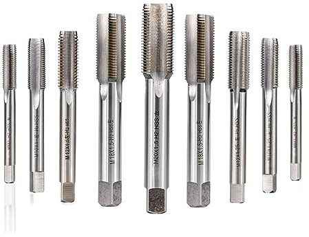 SBTRKT 1pc M2-M20 Links Hand Maschine Gewinde Gewindebohrer HSS Stahl Maschine Stecker Gewindebohrer Metall Schraube Loch Gewindebohrer Bohrer metrische Schraube Gewindebohrer (Color : M12x1.5 Left)