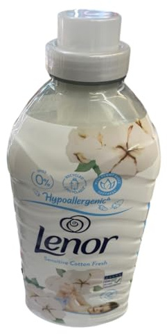 Lenor Weichspüler - Hypoallegenic - Sensitive Cotton Fresh - 1.2 Liter - 48 Waschgänge