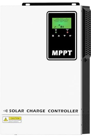 Y&H 140A MPPT Solarladeregler 48V Batterieregler mit LCD PV MAX 500V für Energiespeicherbatterie AMG,Flooded,LI,User