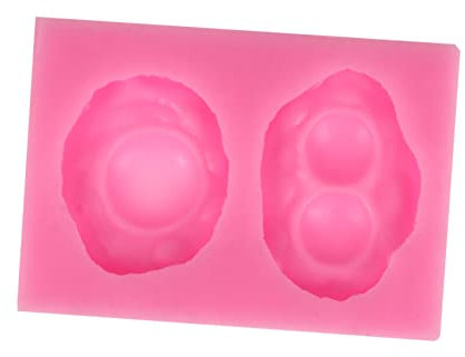 ABOOFAN 3pcs Fried Egg Ring Cake Mould DIY Fondant Mould Non-Stick Silicone Mold Easy to Use Clean for Cake Making