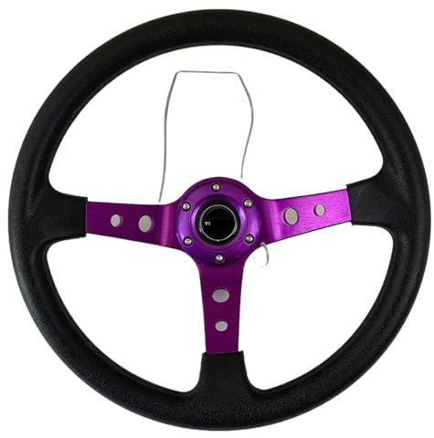 Universal-Lenkrad für Autos, Rennwagen, PU, 35,6 cm, Drifting-Sportlenkrad (001-GZFXP114-07)