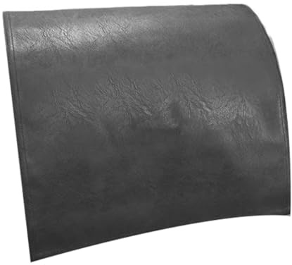 Tskcvy Non-Slip Faux Leather Headrest Protector for Recliner Chair,Headrest Cover for Furniture Slipcovers Cover Black