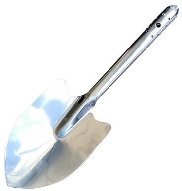 Multifunktionaler Gartenspaten aus Edelstahl, Grenzspaten, Kompostierungsspaten, Umpflanzungsspaten, einfacher ergonomischer Griff, kann for Pflanzen, Graben, Jäten, Landschaftsbau, Eisoberflächenbeha