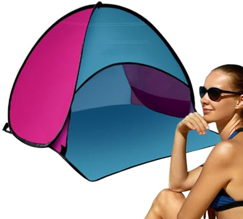 Hunde-Schattendach,Head PopUp Canopy Automatisches Schattenzelt - Tragbarer, winddichter Mini-Sonnenschutz mit Handy-Ständer für Camping, Picknick