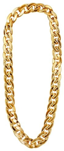 W WIDMANN MILANO Party Fashion - Halskette gold, 72 cm, Halsschmuck, Accessoire, Faschingskostüme, 80er Jahre, Rapper