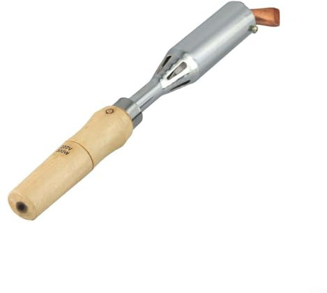 GLFLOW Fer à souder électrique robuste 300 W Outil de soudage d'atelier avec poignée en bois résistant à la chaleur Pointe en cuivre remplaçable pour le travail des métaux