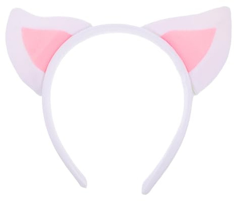 VANZACK Fluffiger Schweineohren Haarreif Kuschelig Niedliches Stirnband für Frauen und Teenager zu Haaren für Halloween Karneval Cosplay und Partyaccessoire