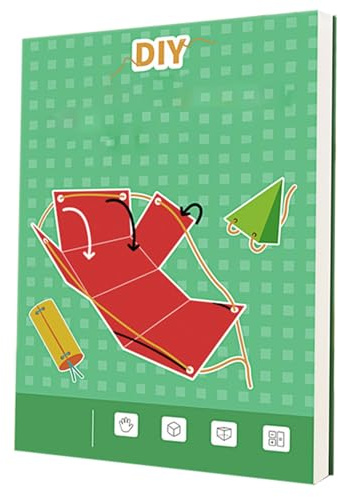 Cuaderno De Geometría, Libro Interactivo De Geometría 3D con Cuerda, Material Educativo Interactivo para Colegios Hogar Jardín Infantil Uso En Interiores Y Viajes