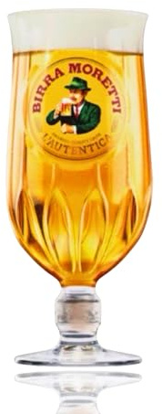Roxley Birra Moretti Half Pint Lager Beer Glass 2026