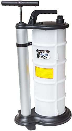 Autojack MFE9L 9L Manual Fluid Extractor, Heavy-Duty Oil, Brake Fluid & Low Viscosity Fluid Removal Pump for Cars, Motorcycles, Boats, Trucks, Tractors & More