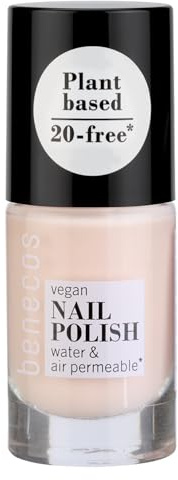 Benecos 20-Free Vegan Nail Polish be my baby - pflanzenbasierter Nagellack - schnelltrocknend & langanhaltend - wasserdurchlässig - angereichert mit Biotin - 5ml