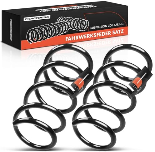 Frankberg 2x Muelles de chasis Muelles de suspensión Compatible con 500 312 0.9 1.2 1.3 D MultiJet 2007-2025 Replace# 51805424,RA6392