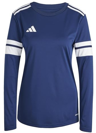 adidas Women's SQUADRA25 Jersey Long Sleeve, Team Navy Blue 2/White, XL