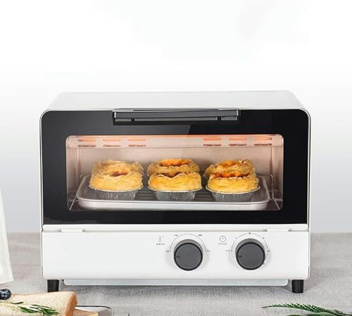 Horno De Sobremesa De 12 L, Horno Casero Multifuncional Completamente Automático Inteligente Para Pan, Pastel, Pizza, Diseño Simple Y Versátil, Fácil De Usar, Selección De Temporización De 60 Minutos