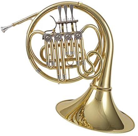 waldhorn instrument B-Dur-Waldhorninstrument Mit Vier Klappen Und Einfachem Goldlack Für Professionelle Darbietungen Von Erwachsenen