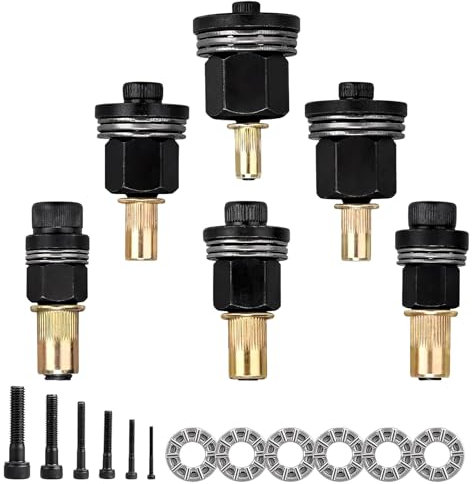 Dokeno 6 Pezzi Rivetti Filettati, Rivettatrici Manuali, M3, M4, M5, M6, M8, M10, Rivetti Manuali, Rivettatrice per Inserti Filettati, Rivettatrice Manuale per Inserti Filettati