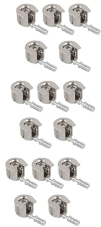 KICHOUSE 15pcs Shelf Connectors for Cabinets Easy to Install Furniture Fittings Multi-Purpose Support for Home and Garden Storage
