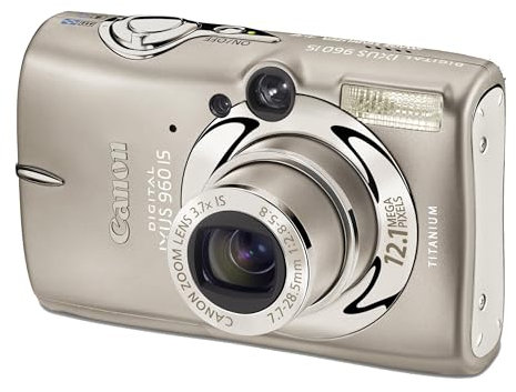 Canon Digital IXUS 960 IS Digital Camera (12 Megapixel, 3.7 x optic). Zoom, 7.6 cm (3 inch) display, image stabilizer) (Renewed)