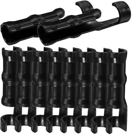 Mikikit 30piezas Clips De Plástico Para Invernadero Accesorios De Jardín Fijación Segura y Resistente Condiciones Climáticas Adversas Para Cubrir Invernaderos y Cobertizos