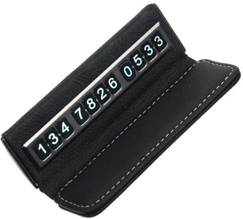 Zerodeko Temporary Parking Card Car Dashboard Accessory Easy Install Vehicle Ornament