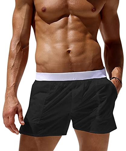 Boardshort Homme Short De Bain Grande Taille Maillot Maillots Bermuda Shorts Plage Slip Shorty Piscine Surf Sexy Slips Sport Calecon