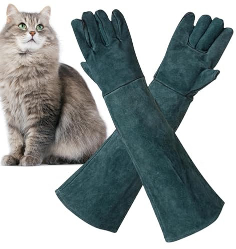 Guantes resistentes a la picadura - Guantes extremadamente resistentes al calor y al fuego - Punción y punción de los rayos de mordida de perro resistentes a los suministros de atrapamiento de