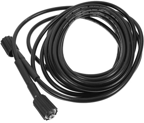 DIYEAH Manguera de Alta Presión PVC Antipolvo para Hidrolimpiadora Resistente Flexible y Duradera Metros con Conectores para Jardín y Limpieza Exterior