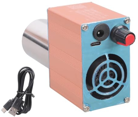 Ventilateur compact en métal à haut régime avec câble USB 5 V 12 V entrée vitesse variable pour démarrer smogs ventilation extérieur portable USB souffleur
