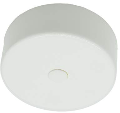 Verteilerdose Weiß Kunststoff mit Zubehör ø 74x25mm Verteilerbaldachin Aufputzdose Anschlussdose