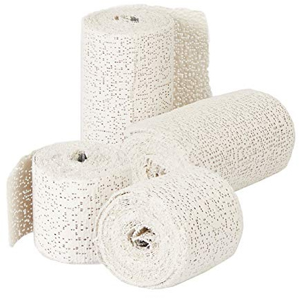 romed yeso compresa (6 rollos 3 m x 10 cm) + (6 rollos 3 m x 5 cm) Set yeso Huella Baby Tripa yeso