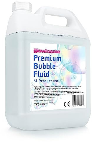 Premium Qualität 5 Liter Seifenblasenflüssigkeit für Kids - Bubble Solution für Bubble Machine und Mix