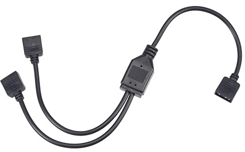 sourcing map 3 Set ARGB Verteilerkabel mit 3P Stecker 1 auf 2 Buchsen 30cm | Für 5050 3528 LED