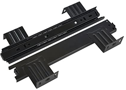 Duchunsheng 2 Pieces Heavy Duty Ball Bearing Drawer Slides Keyboard Shelf Runners 240 290mm Table Extension Slide Rail For Under Desk Computer (Size : 240mmx70mm)