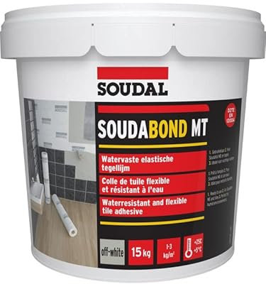 Soudabond MT - Colle de carrelage résistant à l'eau - Soudal - 15 kg