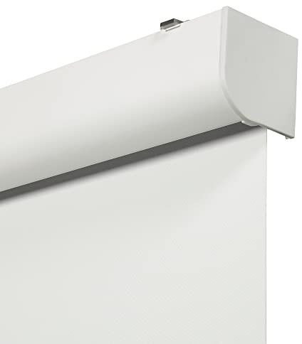 VIEWTEX | Estor Enrollable a Muelle ViewBox con Cajón de Aluminio | Tejido Opaco Térmico/Oscurante Blanco 90 X 190cm | Fabricado en España | Garantia 5 años