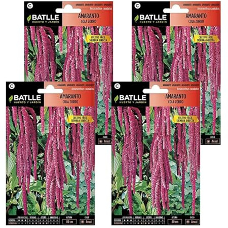 Semillas de amaranto cola de zorro Semillas Batlle PACK (4)