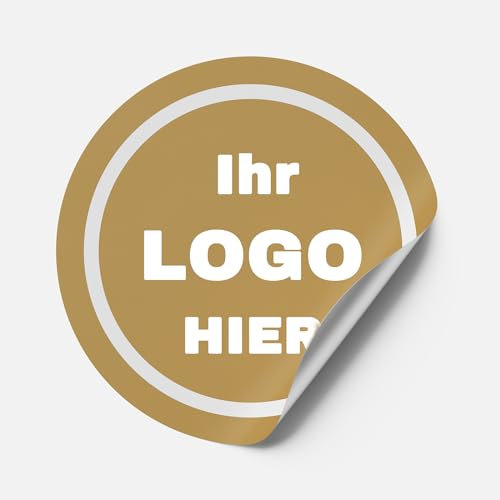 BeNsil Aufkleber Selbst Gestalten,Aufkleber Selbst Gestalten,Personalisiert mit Text,Ideal für Unternehmen Logos, Verpackung,Bilder - Wasserfest und Spülmachinenfest