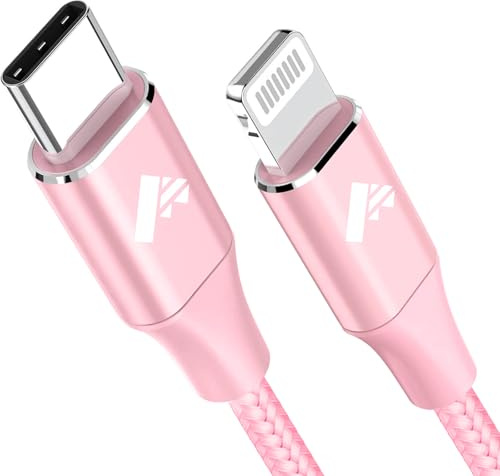 Aioneus Cavo iPhone USB C 1.8M Cavo Lightning Nylon Tipo C Filo Caricabatterie iphone Carica Rapida Caricatore per iPhone 14 13 12 11 Pro Max XS XR X 8 7 6 Plus iPad Airpods