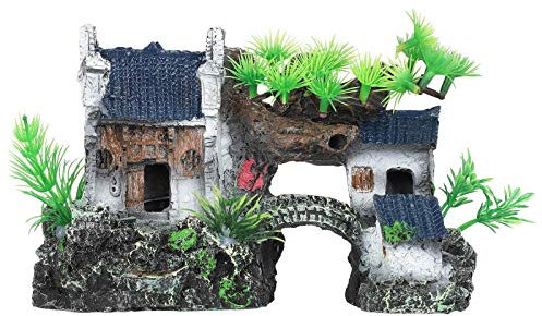 Montagna Artificiale, Smulation 3,7x7,5x5,1 Pollici Decorazione per Acquario, per la Decorazione della casa Acquari per Amici della casa