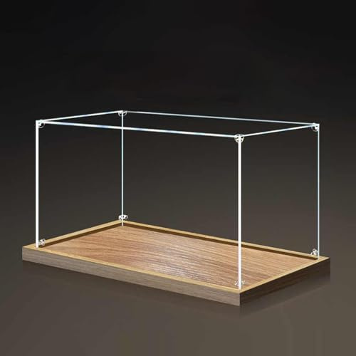 Vetrinetta Espositiva Scatola da Banco in Acrilico Trasparente Ispessita, Teca Espositiva per Figure Impilabili, Organizzatore per Oggetti da Collezione per Ufficio Domestico, Vetrina Espositiva(30x30