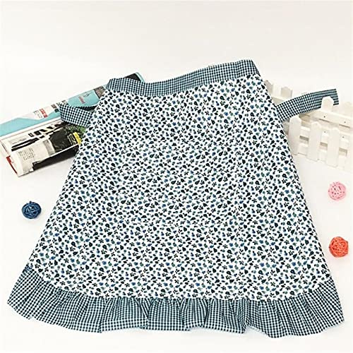 Windmilne Schürze, 1 Stück, Kurze Taille, Küchenschürze, halbe Taille, Latz für die Küche (grün)